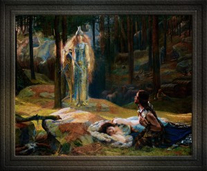 The Revelation by Gaston Bussiere Old Masters Classical Art Reproduction